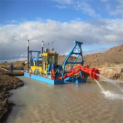 China Diesel Engine Power Cutter Suction Dredger with Hydraulic System for sale