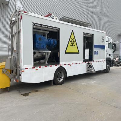 China Vehicle Mobile Microwave Sterilization Equipment for Medical Waste Disposal 5t/D for sale