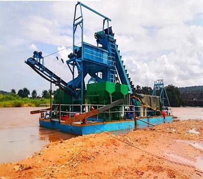 China Chain Bucket Type Gold/Diamond Dredger Use for Get Gold and Diamond From The River/Lake/Sea for sale