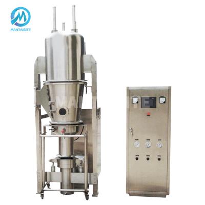 China Factory Pilot Scale Pharmaceutical Pelletizing Equipment Fluid Bed Coating Machine Granule Coater Granulator for sale