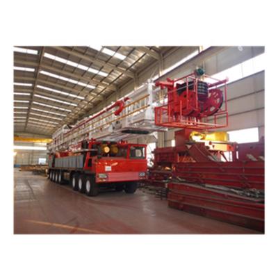 China Construction worksÂ   3000 Meter 750HP Work Above Rig Mine Water Hydraulic Mechanical Truck Mounted Oil Drilling Equipment for sale