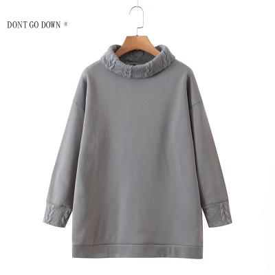 China OEM QUICK DRY Autumn New Kuerfit Women's Clothing Loose Lazy Lapel Quilting Casual Long Sleeve Sweater Jacket for sale