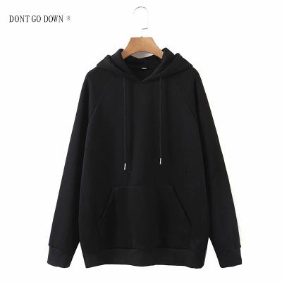 China OEM Zovala Zazimayi Kuerfit Hooded Loose Sweater American Style QUICK DRY Pockets Round Neck Pullover Casual Tops for sale