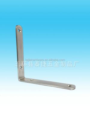 China Design And Assemble In House L Shaped Galvanized Metal Shelf Bracket For Furniture for sale