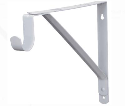 China Cabinet J Support Furniture Steel Metal Shelf Support Bracket Heavy Duty Cabinet Rod Holder Bracket for sale