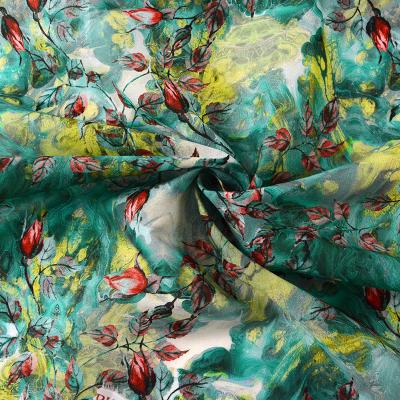 China Safa Organic Textile Custom Digital Printing Fabric Mulmul Cotton Fabric For WomenGarment for sale