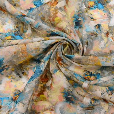 China Organic Density 90*88 Chat Count 80S*80S Digital Printing Fabric Custom Cotton Fabric For Women Garment for sale