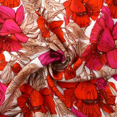 China Safa Textile 100% Organic Digital Printing Flower Tencel Fabric For Women Clothing for sale