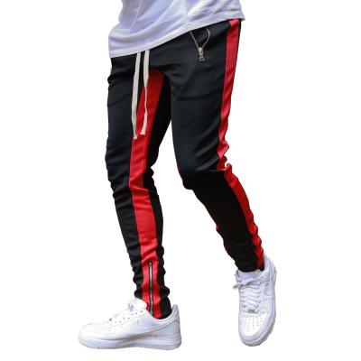 China 2022 anti-static Harlan big men's spring and pants of autumn new loose contrast big men's sweatpants for sale