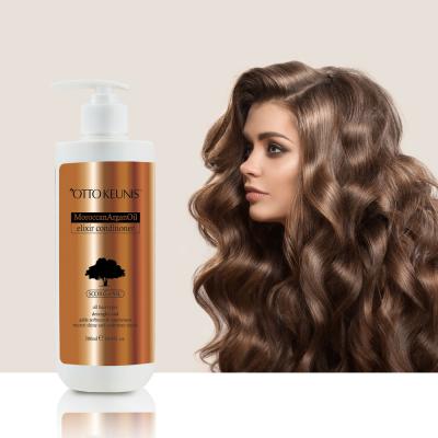 China Wholesale Private Label Afro Silky Smooth Luxury Organic Curly Hair Argan Oil Hair Care Color-Protection Conditioner for sale