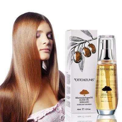 China Hair-Repairing Hair Oil Argan Oil Massager OTTO KEUNIS Shinning And Nourishing OEM Crystal Serum For Hair Care for sale