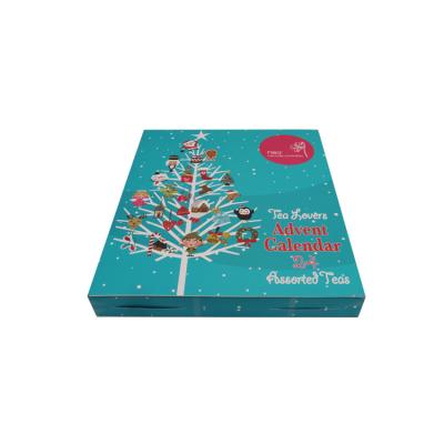 China Recyclable packaging with 24 drawers to fill small gifts Advent Calendar Box for sale