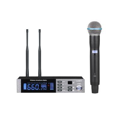 China Pro UHF Diversity Microphone RB1603 Wireless Microphone Handheld Wireless Single Channel MIC True 300m Range For Live Broadcast, Stage Perform for sale