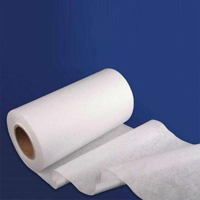 China Sustainable Hot Sale 100% Rayon Embossed Cross Spunlace Nonwoven Fabric For Wet Tissue for sale