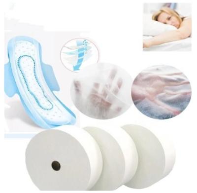 China Waterproof Hydrophilic Nonwoven Fabric 13gsm Disposable Sanitary Products For Women's Sanitary Napkins Pads Baby Adult D for sale