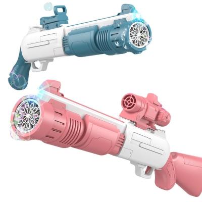 China Over 3 years old LaiFu bubble gatling machine famous electric children's automatic network handheld gun for sale