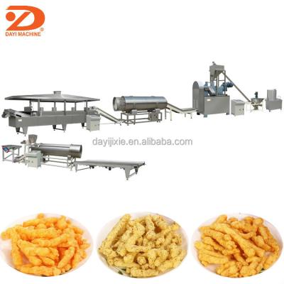 China Fully Automatic Crisps differnen flavors flamin Cheetos Hot Puffs Kurkure Snacks Machine for sale