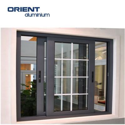 China Sliding Prefab Aluminum Sliding Glass Windows For Apartment for sale