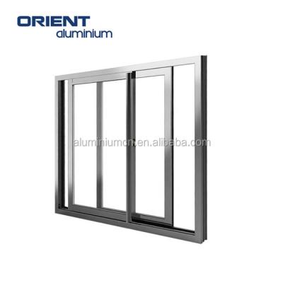 China Modern California Aluminum Alloy Security Shutter Window Canopies Windows For Hotel for sale