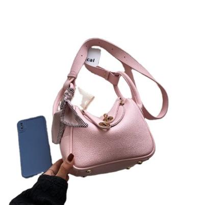 China Other Pillow Bag Fashion Women PU Leather High Quality Ladies Tote Messenger Bag Casual One Shoulder Saddle Bag for sale