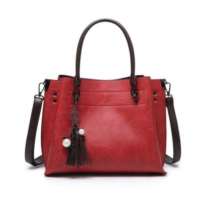 China Wholesale Fashion Design PU Women Tote Lady Bags Leather Handbag 2023 High Quality Elegance for sale