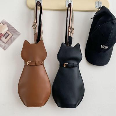 China Other Chest Bag Personalized Cat Bag 2023 Cute Soft Cute Girl Shoulder Bag New Wide Strap for sale