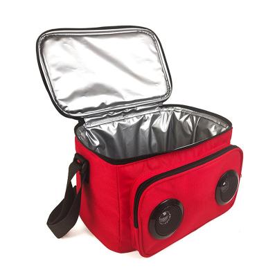 China Insulated Lunch Cooler Bag with Speaker for Men and Women Large Insulated Speaker Promotional Portable Cooler Bag Soft for sale