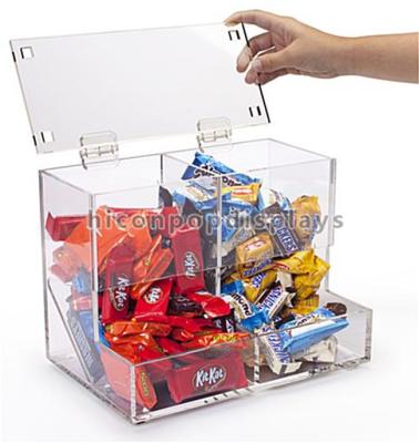 China Counter Top Acrylic Display Case , Pure Acrylic Display Cubes for Candy Wholesale for sale