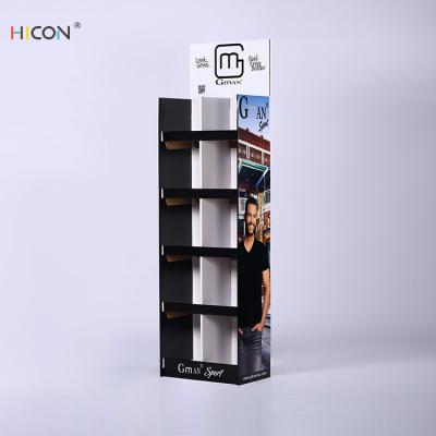 Китай 5-tier T-shirt Display Cardboard Display Stands for Sportswear продается