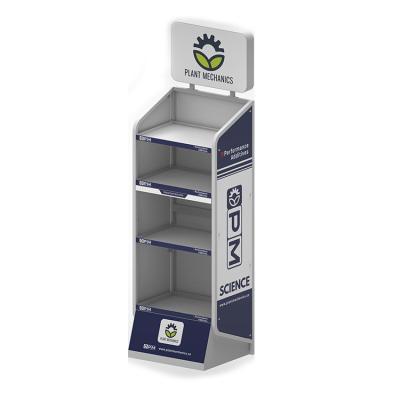 China Retail Store Fixture Metal 4-tier Display Stands For Plant Mechanics Te koop