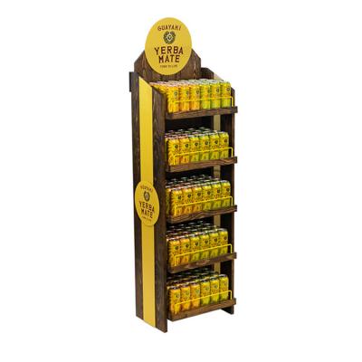 China Creative Retail Wine Display 5-tier Wine Store Merchandising Displays Te koop