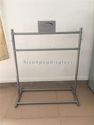 China Custom Hair Salon Shop Fitting Metal Hair Extension Display Rack Freestanding for sale