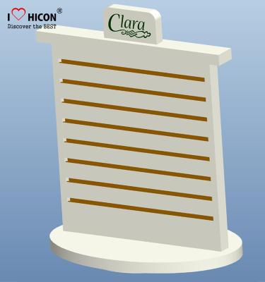 China Merchandising Pop Counter Display Racks , Slatwall Spinner Display Rack No Hooks for sale