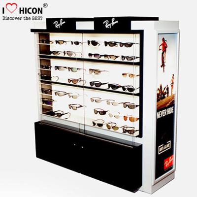 Chine Mené allumant la vitrine de lunettes de soleil, coffret d'étalage de lunettes de soleil à vendre