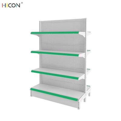 Cina Scaffali di esposizione graziosi del negozio di Pegboard del metallo bianco 2-Side per i venditori in vendita