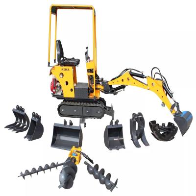 China Durable Factory wholesale Farm small digger hydraulic 1 Ton kubota excavator machine for sale