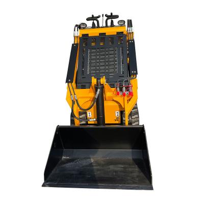 China Farms Cheap Full-hydraulic Earth Auger Mini Tracked Skid Steer Loader for Sale for sale