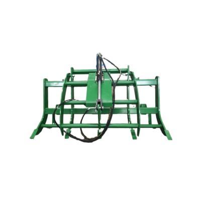 China Farms Fast Delivery Root Rake Grapple Quick Hitch Log Grapple Bucket Grass Grasping Machine for sale