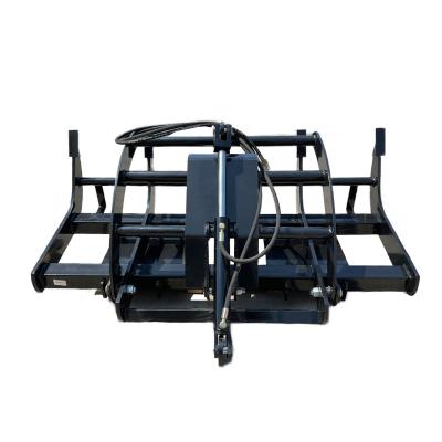 China Manufacturing Plant Skid Steer Loader Attachments Mini Loader Grass Grapple for sale for sale