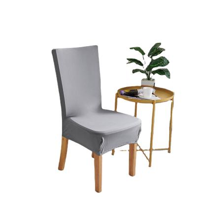 China Elastic Breathable Comfort Banquet Cheap Elastic Stretch Seat Cover Customized Spandex Dining Chair Covers for sale