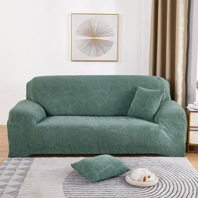 China Matcha Elastic Breathable Fleece Factory Wholesale Comfort Stretch Sofa Cum Bed Cover For Living Room for sale