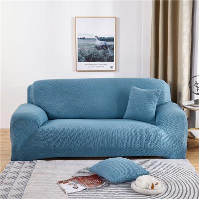 China Elastic Breathable Comfort Quilted 100% Polyester Plain Color Stretch Fleece Outdoor Sofa Cover for sale