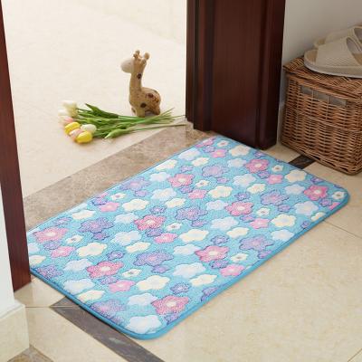 China Washable Absorbent Bath Mats Soft Bathroom Shower Rug Carpet For Living Room Bedroom Toilet Floor Home Mats for sale