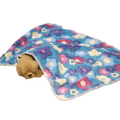 China Travel Winter Dog Bed Blankets Shear Large Size Blanket Mats Pet Products Supplier Cat Puppy Use Sleeping Warm Soft Touch Dogs Blanket for sale