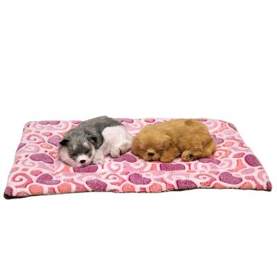 China Travel Pet Cat Bed Dog Bed Thickened Pet Fleece Protector Blanket Mat Cushion Home Portable Washable Soft Blanket Keep Warm S/M/L/XL/XXL/XXXL for sale