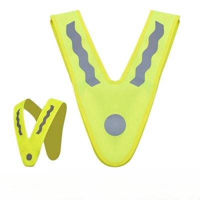 China V neck Kids Reflective Vest Breathable Cotton Unisex hi vis vest for sale