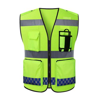 China 100% Polyester Reflective Safety Vests Customized Color Safety Reflectorized Vest for sale