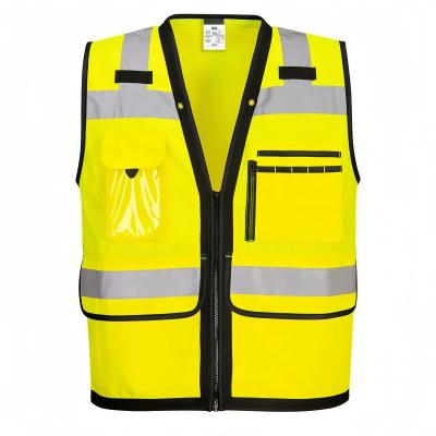 China Lightweight Mesh Safety Vests With Zipper And Enhanced Visibility for sale