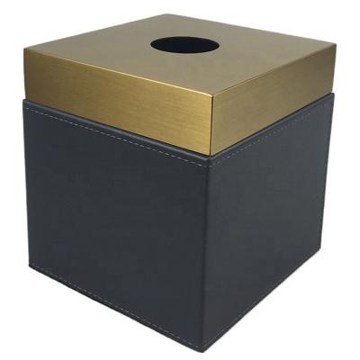 China New Arrival Wholesale Minimalist Portable Tissue Box Hotel Decorative Storage Boxes for sale