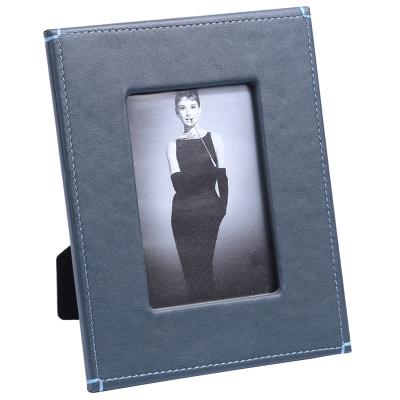 China The photo frame ready to ship fashion office picture frame the gift decorative leather photo frame for Home Office hotel decoration for sale